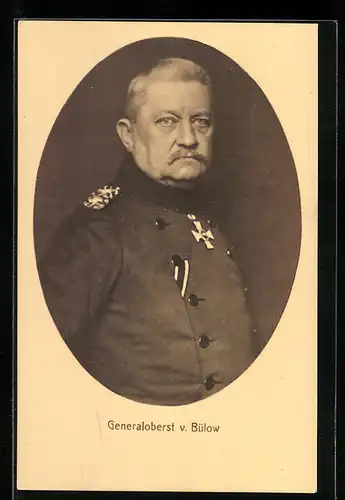 AK Heerführer von Bülow in Uniform