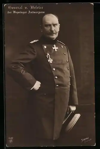 AK Porträt General von Beseler in Uniform