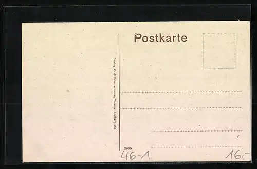 AK Worms, Strassenbahn in der Kaiser Wilhelmstrasse