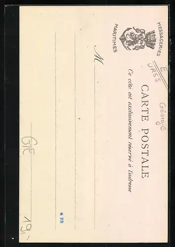 AK Batoum, Grande Avenue, Soldat in Uniform