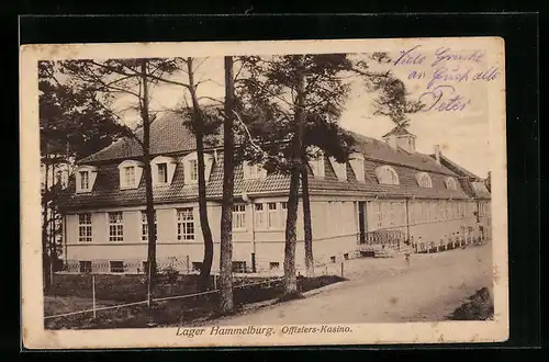 AK Hammelburg, das Offiziers-Kasino auf dem Lager