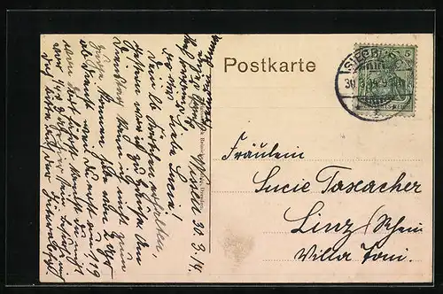 AK Siegburg, Radfahrer und Kind auf dem Marktplatz