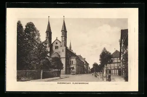 AK Duderstadt, Partie an der Klosterkirche
