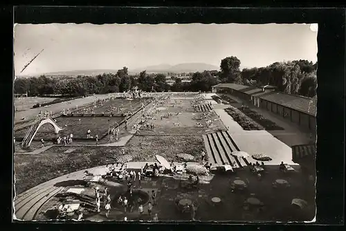 AK Rastatt i. B., Blick auf das Schwimmstadion