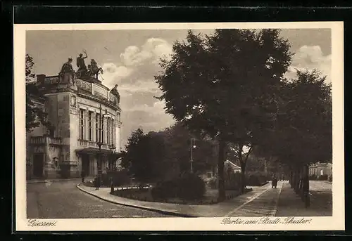 AK Giessen, Partie vor dem Stadttheater