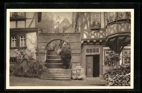 AK Miltenberg am Main, Aufgang zur Burg