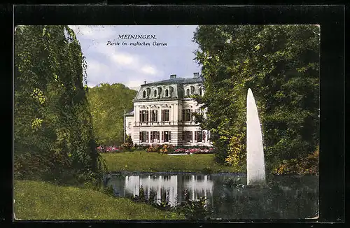 AK Meiningen, Wasserspiel im Englischen Garten