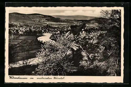 AK Witzenhausen a. d. Werra, Panoramaansicht der gesamten Stadt