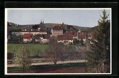 AK Bebenhausen, Südansicht der Stadt