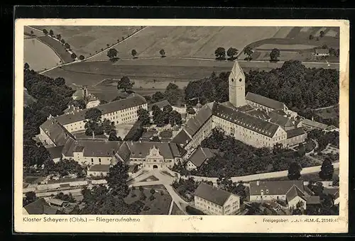AK Scheyern, Fliegeraufnahme des Klosters