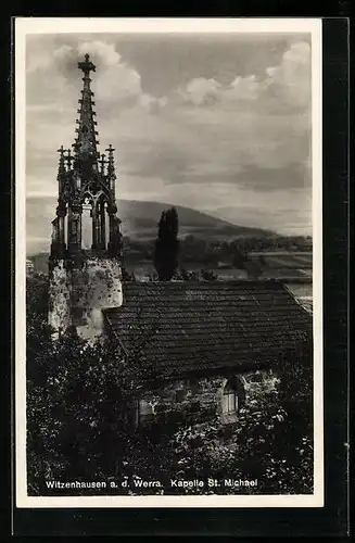 AK Witzenhausen a. d. Werra, an der Kapelle St. Michael