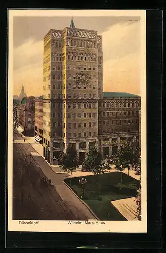 AK Düsseldorf, Blick auf das Wilhelm Marx-Haus