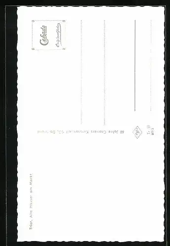 AK Trier, Alte Häuser am Markt