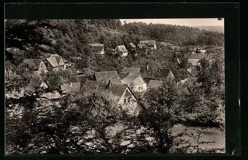 AK Morungen (Südharz), Ortsansicht aus der Vogelschau