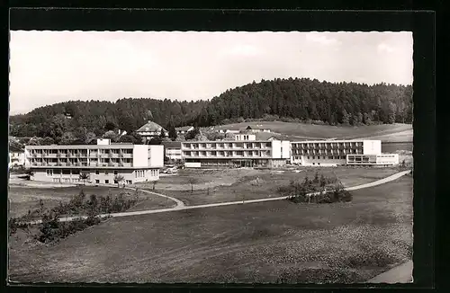 AK Bad Dürrheim im Schwarzwald, Schwarzwaldhotel, Parksanatorium Benner, Kurhotel Tannenhof