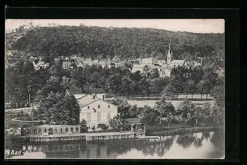 AK Bad Kösen, Gesamtansicht aus der Vogelschau