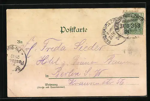 AK Berlin, Alt-Berlin am Wasser