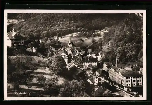 AK Waldenburg, Sicht über den Ort