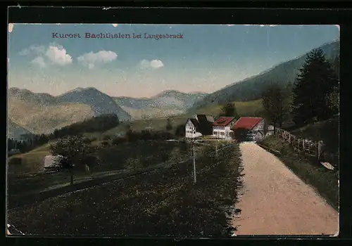 AK Bachthalen bei Langenbruck, Ortseingang