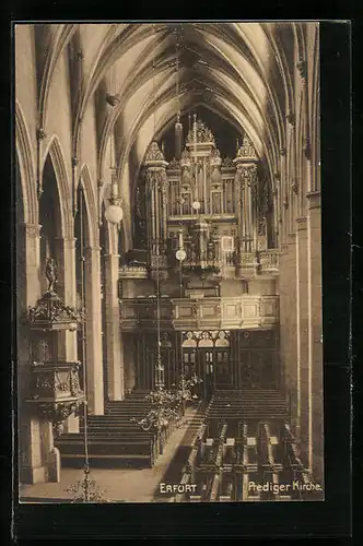 AK Erfurt, Inneres der Prediger Kirche