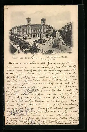 AK Berlin-Tiergarten, Kriminalgericht Moabit