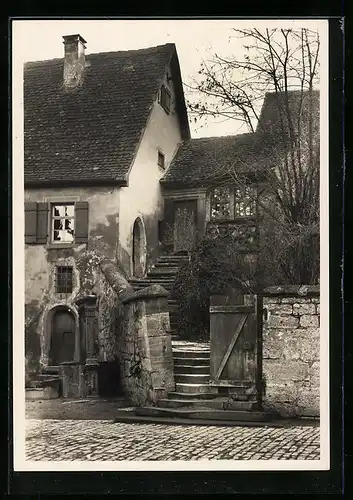 AK Rothenburg o. Tbr., Kirchnerwohnung