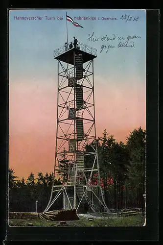 AK Hahnenklee i. Oberharz, Hannoverscher Turm