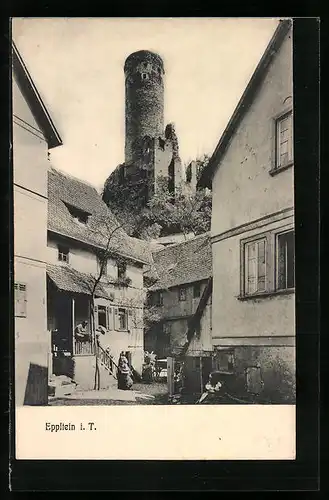 AK Eppstein i. T., Blick auf die alte Ruine