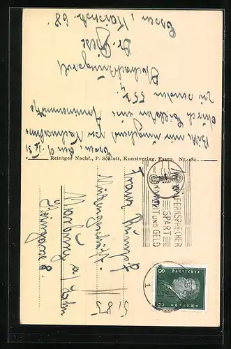 AK Essen, Deutschlandhaus, Frontansicht