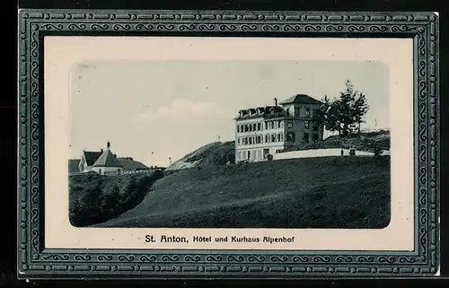 AK St. Anton, Hotel und Kurhaus Alpenhof