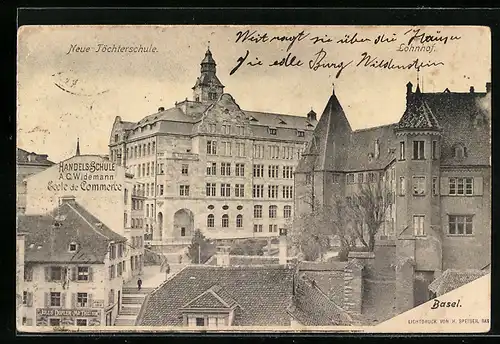 AK Basel, Neue Töchterschule und Lohnhof