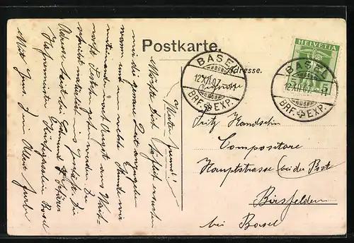 AK Basel, Neue Töchterschule und Lohnhof