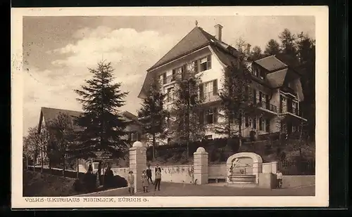 AK Zürich, Volks- und Kurhaus Rigiblick