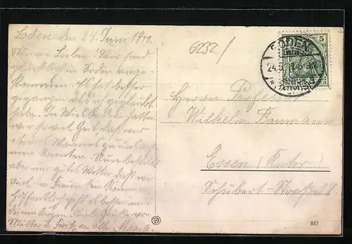 AK Bad Soden i. T., Blick in die Cronberger Strasse