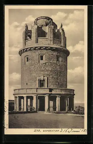 AK Jena, Blick auf den Bismarckturm