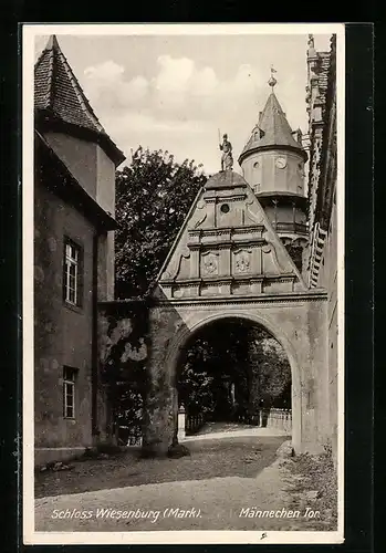 AK Wiesenburg /Mark, Männecken Tor