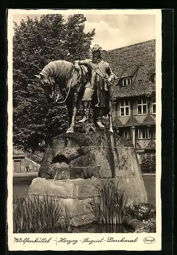 AK Wolfenbüttel, Herzog-August-Denkmal