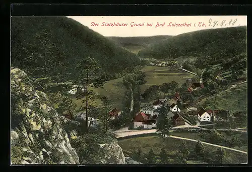 AK Bad Luisenthal i. Th., Der Stutzhäuser Grund