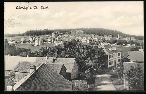 AK Oberhof i. Th., Blick zum Ortskern