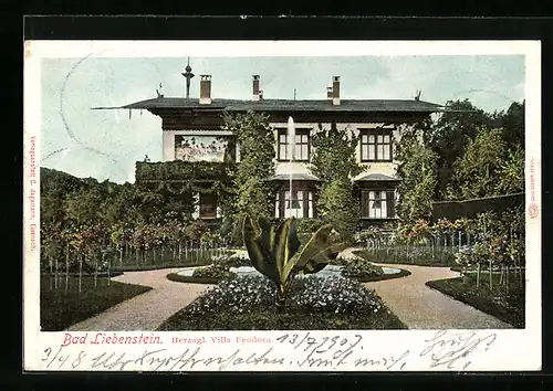 AK Bad Liebenstein, Herzogl. Villa Feodora