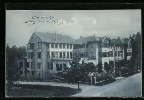 AK Oberhof i. Th., Hotel und Kurhaus