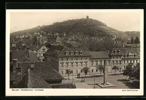 AK Durlach, Traindenkmal, Turmberg