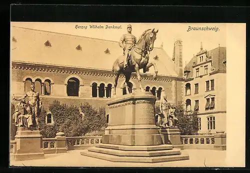 AK Braunschweig, Herzog Wilhelm Denkmal