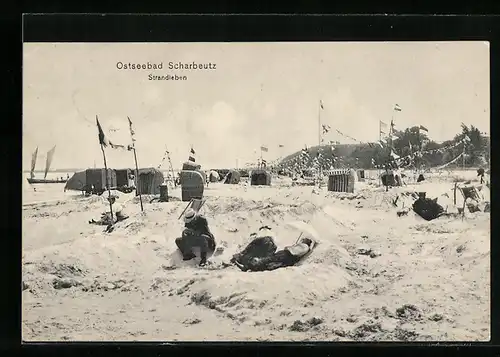 AK Ostseebad Scharbeutz, Strandleben