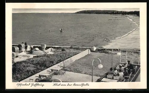 AK Ostseebad Haffkrug, Blick von der Strandhalle