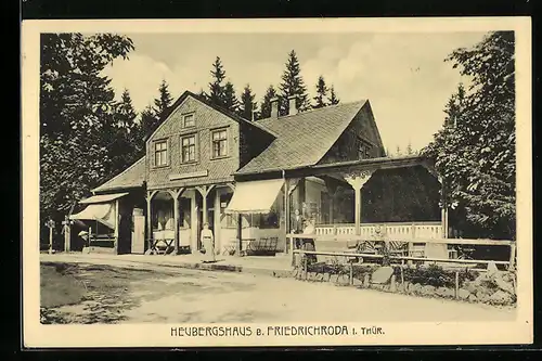 AK Friedrichroda i. Thür., Blick auf das Heubergshaus