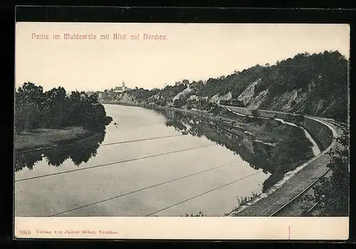 AK Nerchau i. Sa., Blick auf das Muldental