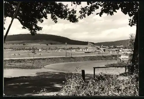 AK Hohenfelden, Badegäste am Stausee