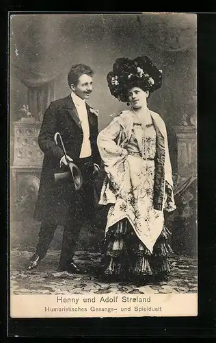 AK Henny und Adolf Streland, Humoristisches Gesangsduett
