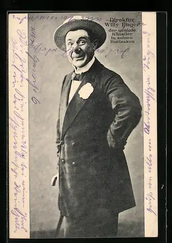 AK Direktor Willy Enger in seinen Burlesken